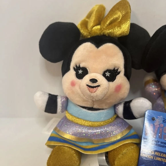 Brand New Disney Parks WDW 50th Mickey and Minnie Wishables - Picture 2 of 6